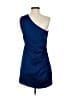 Lulus 100% Polyester Solid Blue Cocktail Dress Size S - photo 2