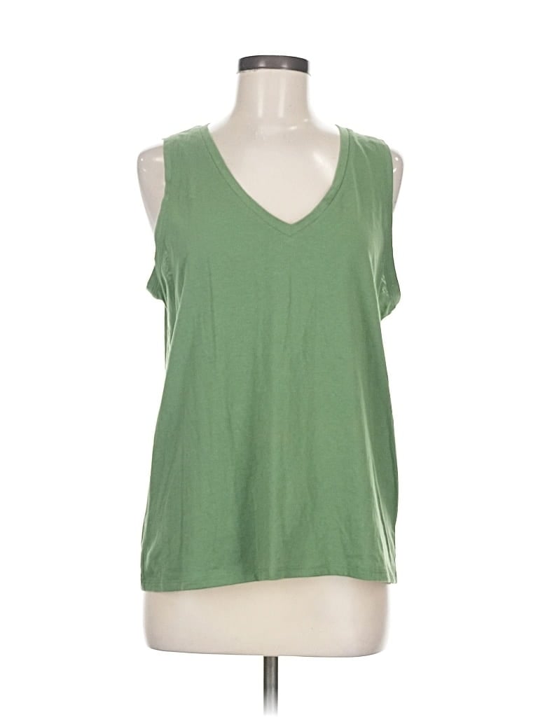 J.crew Factory Store Sleeveless T-shirt In Green