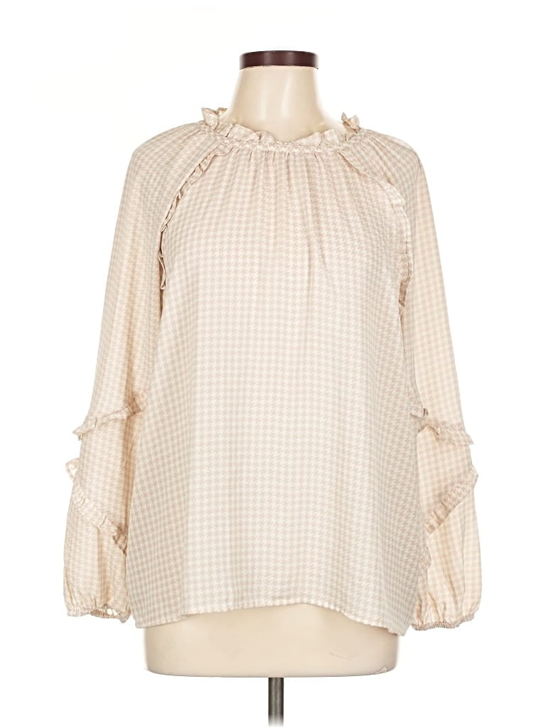 ANN TAYLOR LOFT OUTLET Pre-owned 3/4 Sleeve Blouse In White