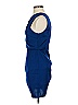 Lulus 100% Polyester Solid Blue Cocktail Dress Size S - photo 5