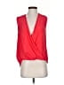 Rag & Bone 100% Silk Red Sleeveless Silk Top Size S - photo 1