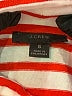 J.Crew 100% Cotton Stripes Orange Pullover Sweater Size S - photo 6