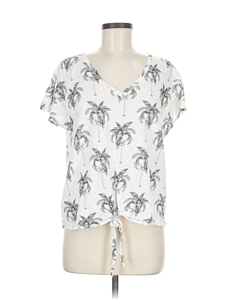 Pre-owned Tommy Bahama Short Sleeve T-shirt In Silver