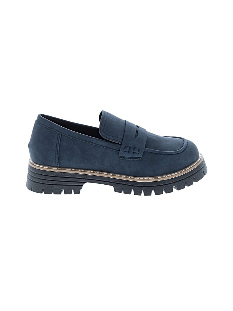 Pre-owned Unbranded Flats In Gray