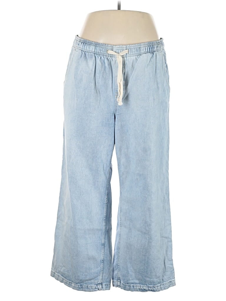Pre-owned Gap Casual Pants In Blue