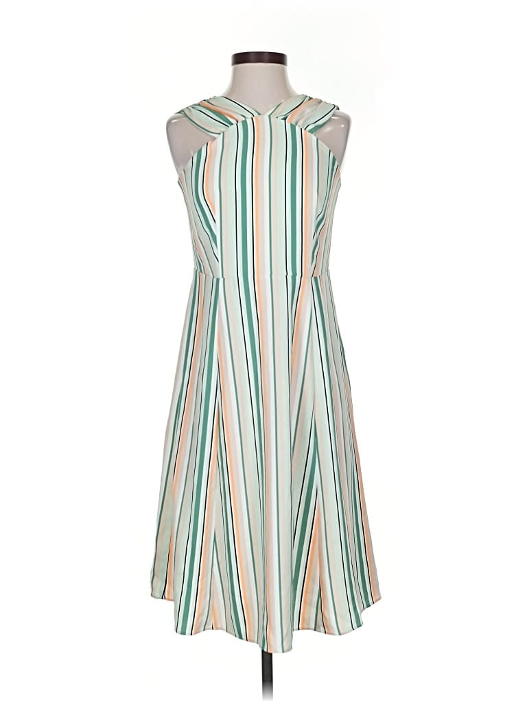 Pre-owned Ann Taylor Factory Casual Dress In Green