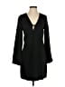 MNG 100% Polyester Black Casual Dress Size 4 - photo 1