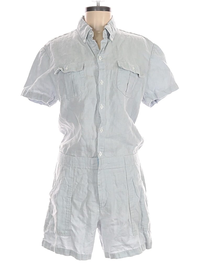 Pre-owned Robin Romper In Blue