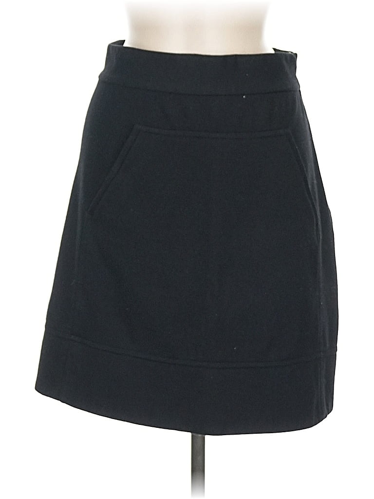 Pre-owned Diane Von Furstenberg Wool Skirt In Black
