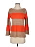 J.Crew Color Block Orange Pullover Sweater Size S - photo 1