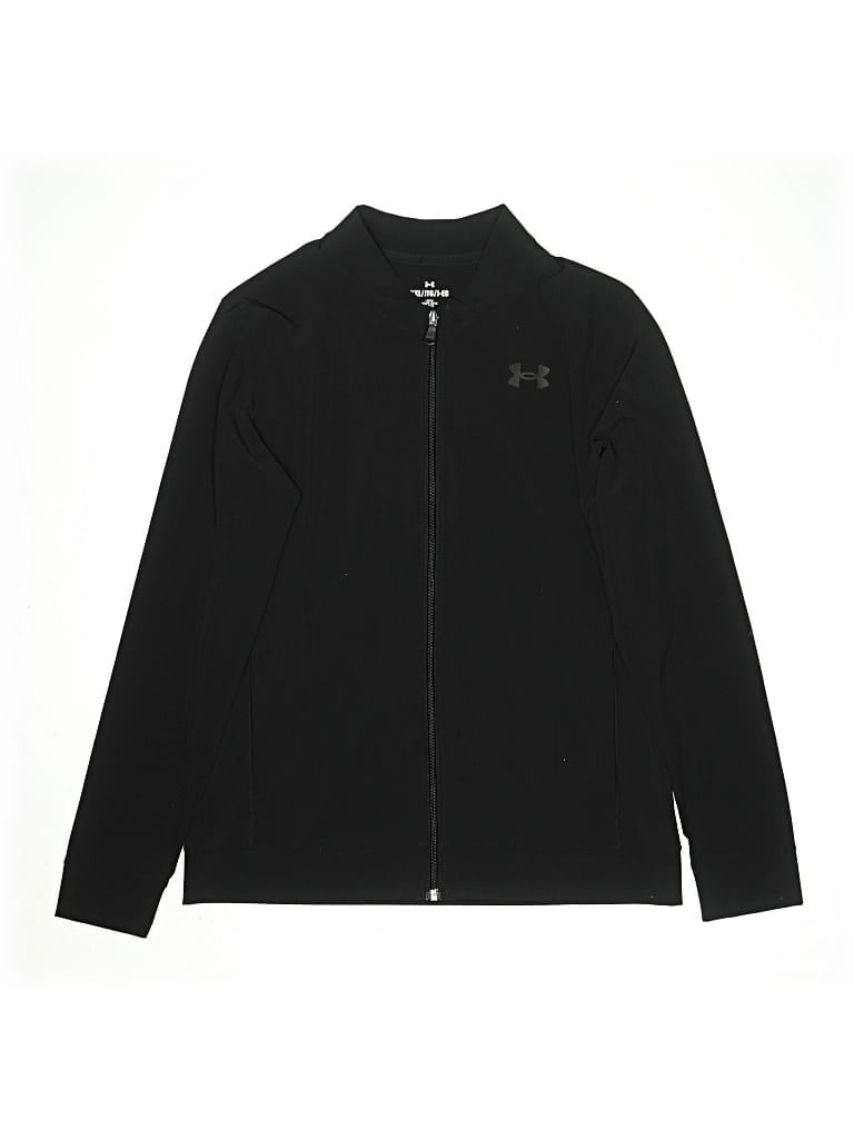 Pre-owned Under Armour Kids' Track Jacket In Black