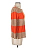 J.Crew Color Block Orange Pullover Sweater Size S - photo 4