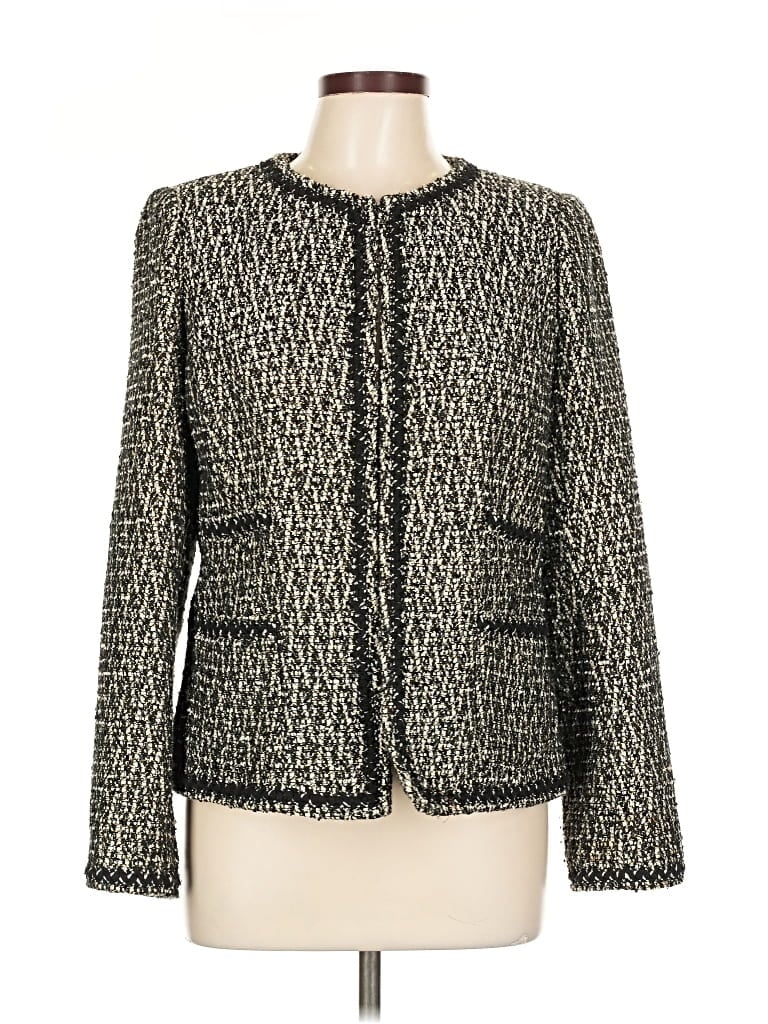 NEIMAN MARCUS Pre-owned Blazer Jacket In Gold