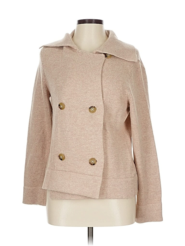 Pre-owned Talbots Cardigan Sweater In Brown