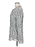 Equipment Paisley Silver Long Sleeve Blouse Size L - photo 5