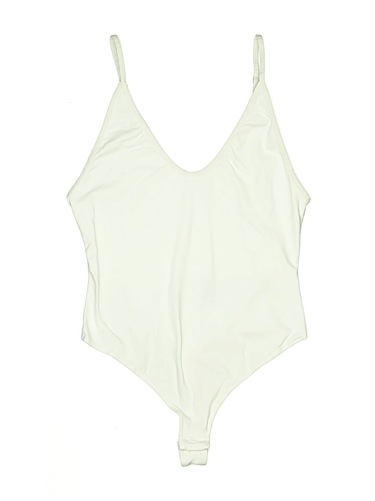 Pre-owned Intimately By Free People Bodysuit In White