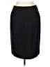 Magaschoni 100% Polyester Solid Black Formal Skirt Size 10 - photo 2