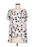 Buddy Love Pink Short Sleeve Blouse Size M - photo 1