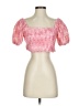 Le Lis 100% Polyester Pink Short Sleeve Blouse Size S - photo 1