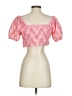 Le Lis 100% Polyester Pink Short Sleeve Blouse Size S - photo 2