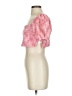 Le Lis 100% Polyester Pink Short Sleeve Blouse Size S - photo 5