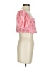 Le Lis 100% Polyester Pink Short Sleeve Blouse Size S - photo 4