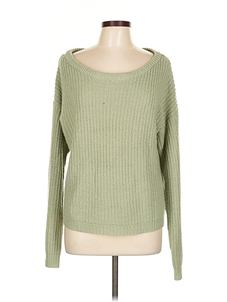 MISSGUIDED Pre-owned Pullover Sweater In Green
