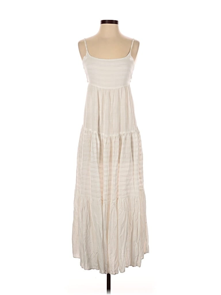 Pre-owned L*space Casual Dress In White