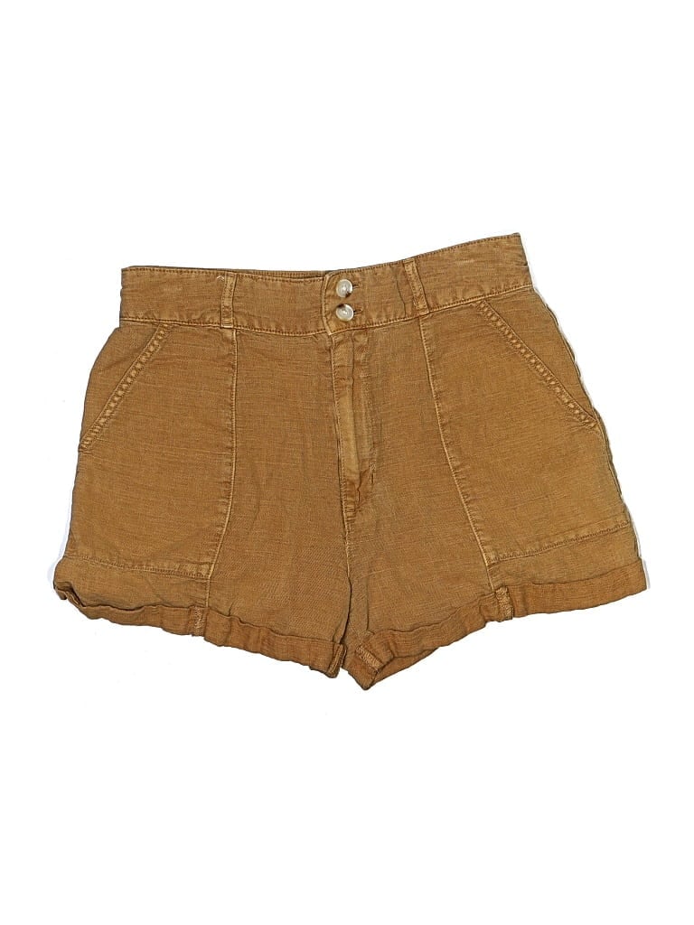 Pre-owned J By Joie Khaki Shorts In Brown