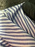 Zara Stripes Blue Long Sleeve Button-Down Shirt Size XS - photo 7