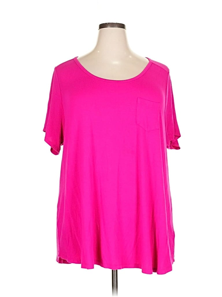Click to view more detailed imagery on our partner's website Pre-owned Cynthia Rowley Tjx Short Sleeve T-shirt In Pink