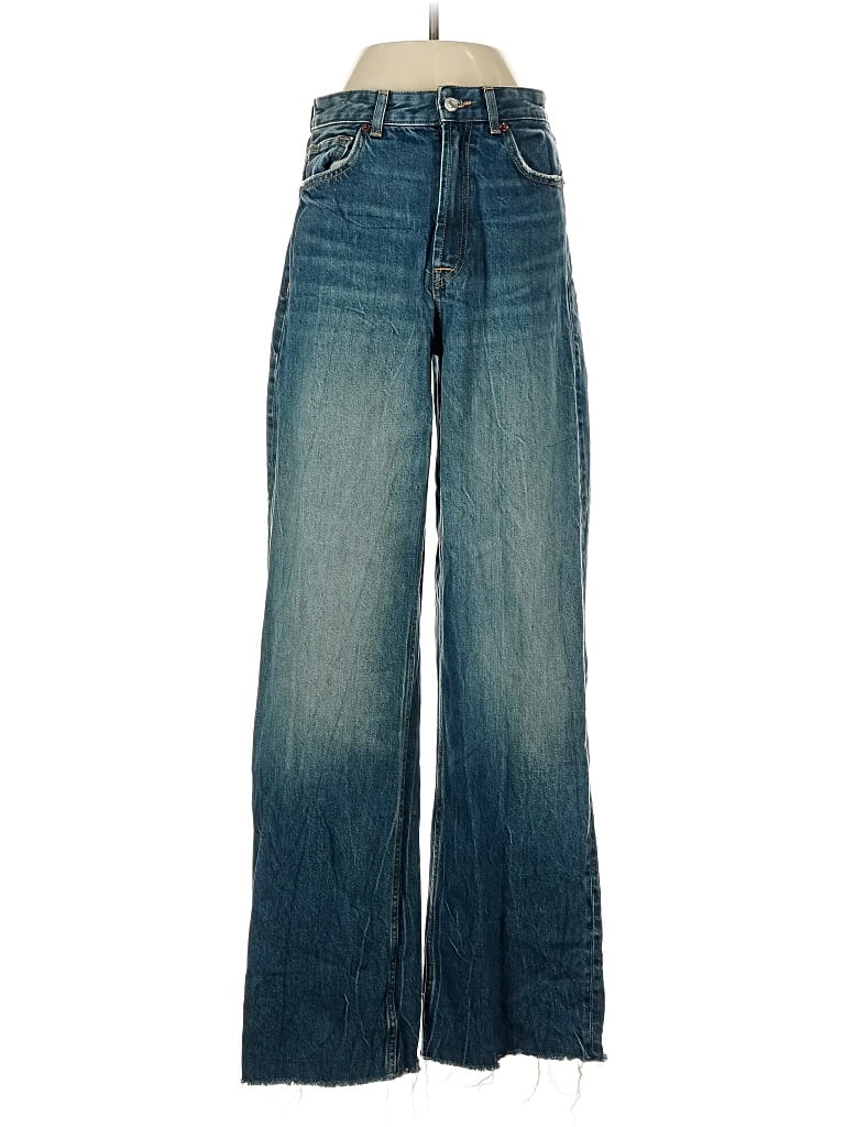 Pre-owned Zara Jeans In Blue