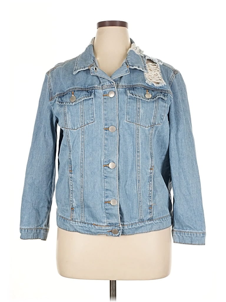 Pre-owned Ashley Mason Denim Jacket In Blue