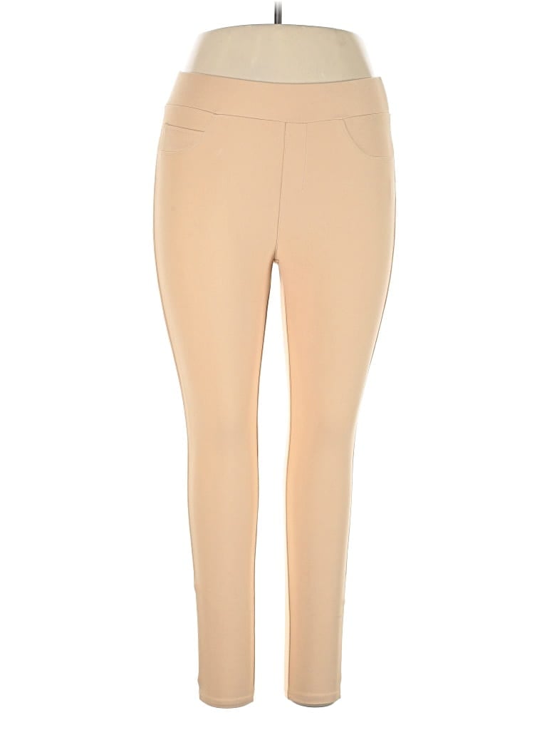 Pre-owned Kay Unger Active Pants In Brown