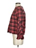 Flawless 100% Cotton Plaid Red Long Sleeve Blouse Size XS - photo 5