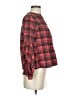 Flawless 100% Cotton Plaid Red Long Sleeve Blouse Size XS - photo 4
