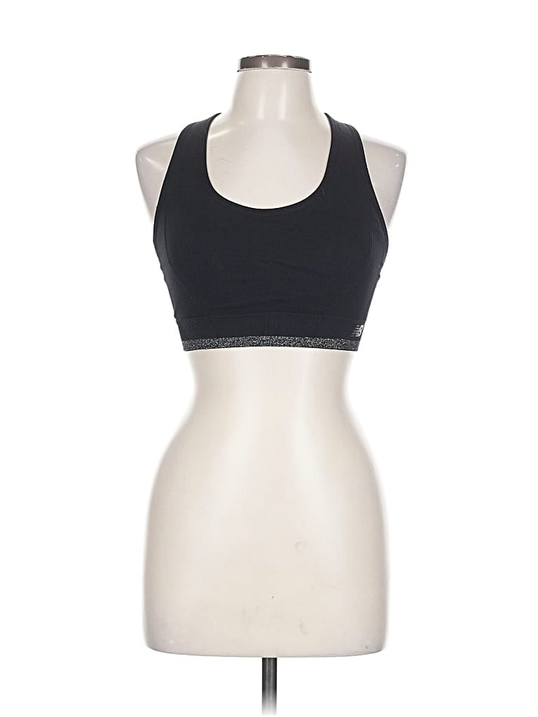 Pre-owned New Balance Sports Bra In Black