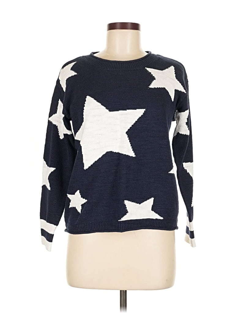 Pre-owned Lou & Grey Pullover Sweater In Blue