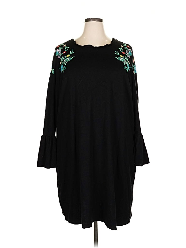 Pre-owned Chelsea & Theodore Casual Dress In Black