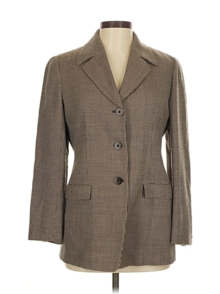 Pre-owned Giorgio Armani Le Collezioni Blazer Jacket In Brown