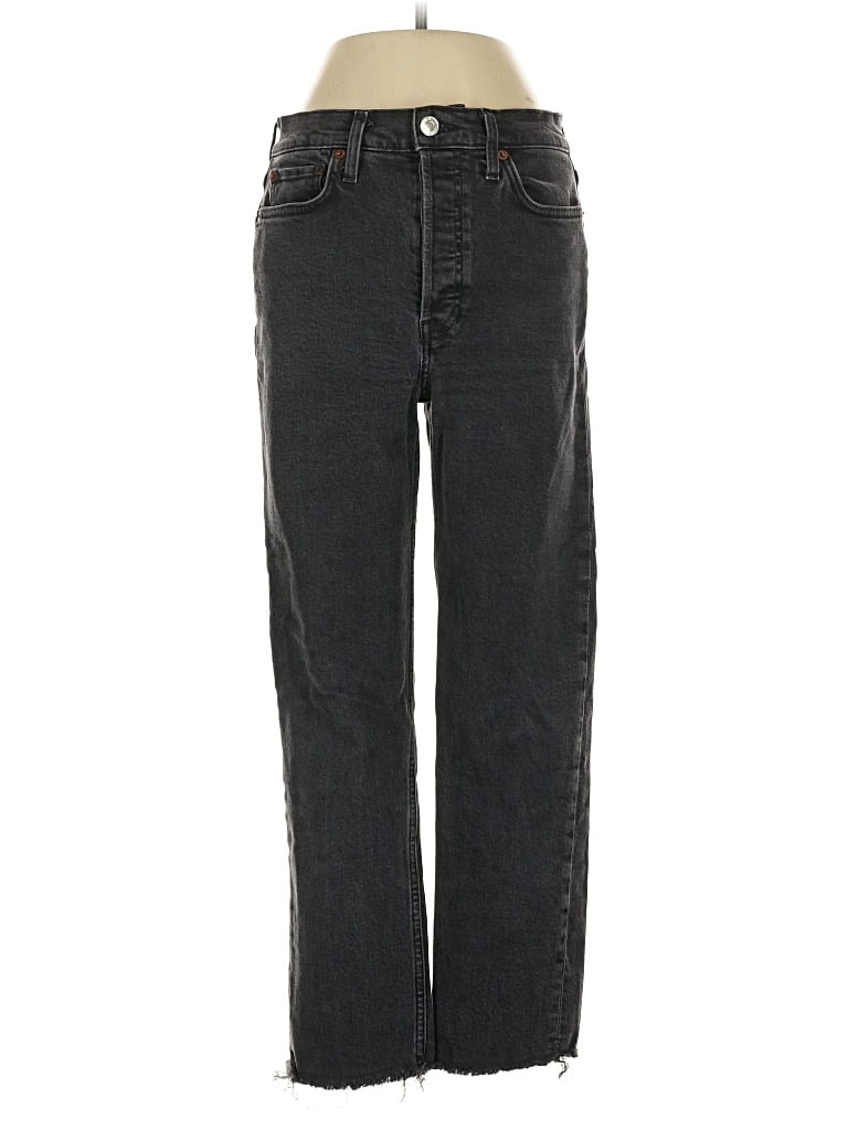 Pre-owned Re/done Jeans In Black