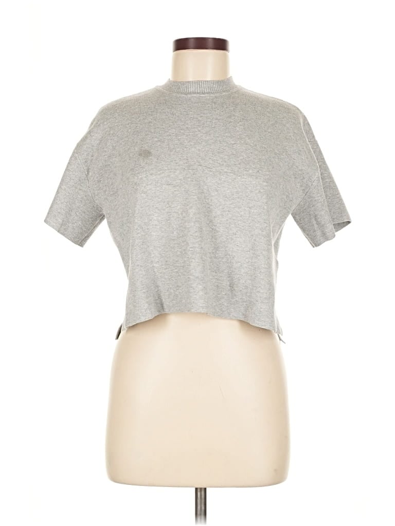 Pre-owned Abercrombie & Fitch Cardigan Sweater In Gray