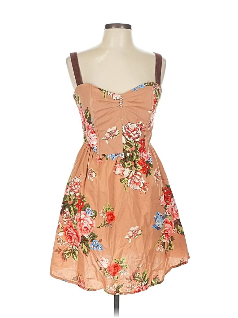 Pre-owned Xhilaration Cocktail Dress In Brown