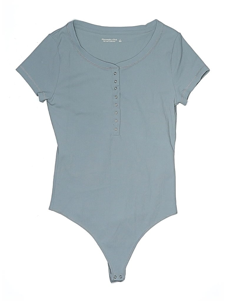 Pre-owned Abercrombie & Fitch Bodysuit In Blue