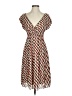 Max Studio 100% Rayon Print Brown Casual Dress Size S - photo 1