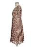 Max Studio 100% Rayon Print Brown Casual Dress Size S - photo 5