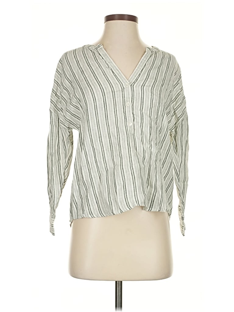 Joie Long Sleeve Blouse In Green