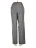 Halston Chevron-herringbone Gray Wool Pants Size 4 - photo 1