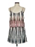 Waverly Grey 100% Silk Tie-dye Silver Cocktail Dress Size 8 - photo 1