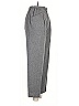 Halston Chevron-herringbone Gray Wool Pants Size 4 - photo 4